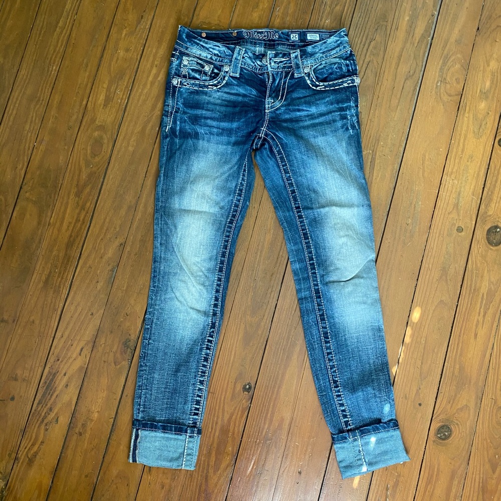Miss Me skinny jeans sz 25